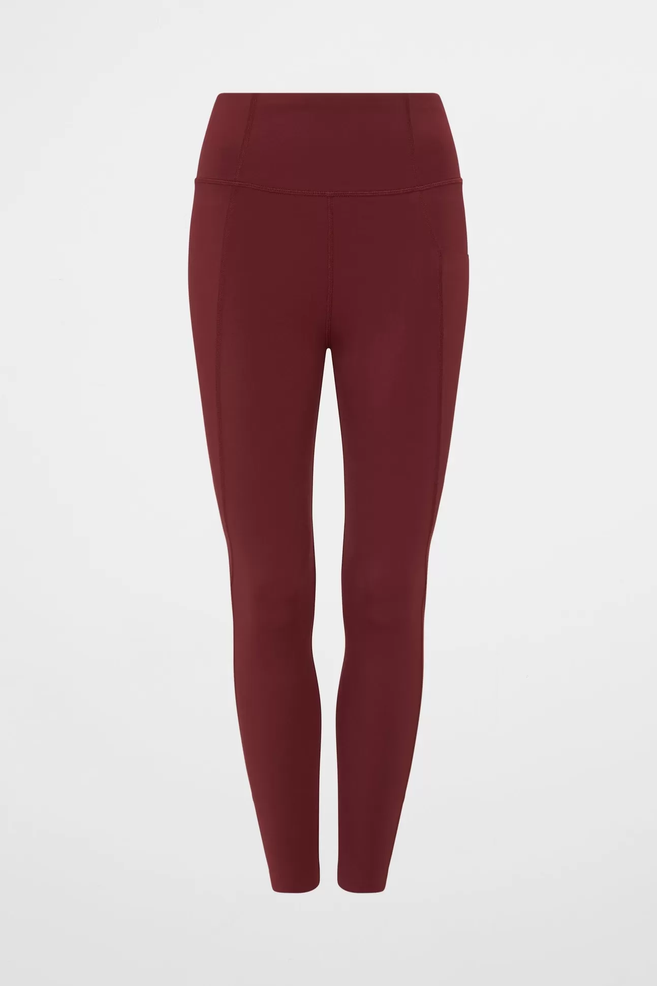 Aje ATHLETICA High Rise Twist 7/8 Legging 223 Burnt Burgundy/Berry Best