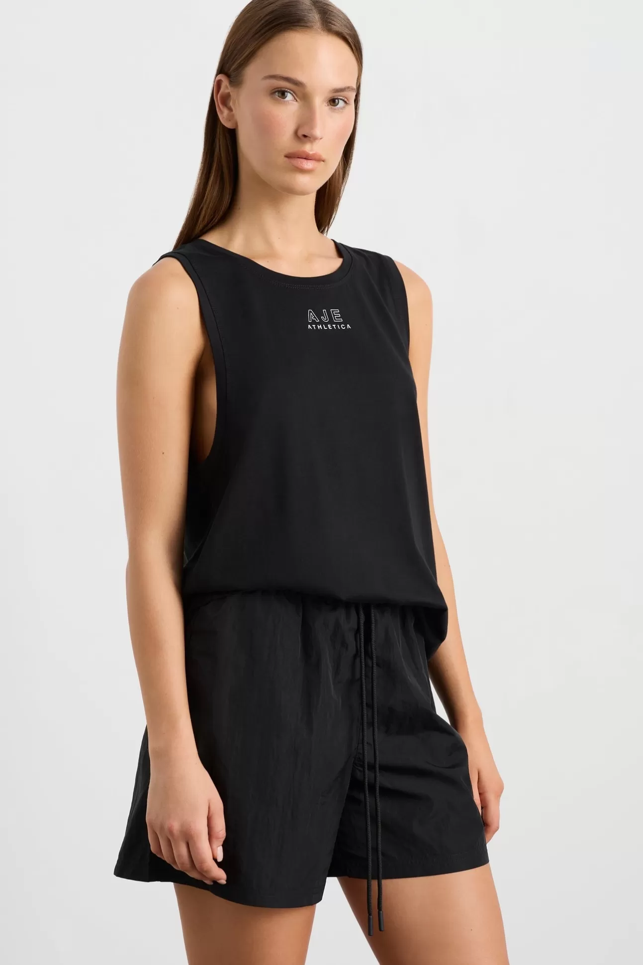 Aje ATHLETICA Tencel Training Tank 151 Black Cheap