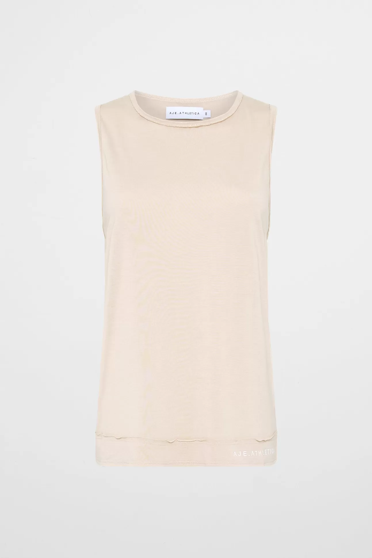Aje ATHLETICA Twist Back Tank 137 Latte Beige Fashion