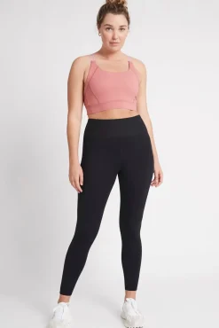 Adjustable Strap Logo Tape Sports Bra 321