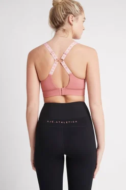 Adjustable Strap Logo Tape Sports Bra 321