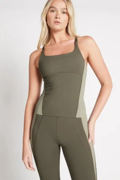 Adjustable Strap Longline Racerback Tank 117