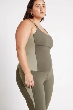 Adjustable Strap Longline Racerback Tank 117