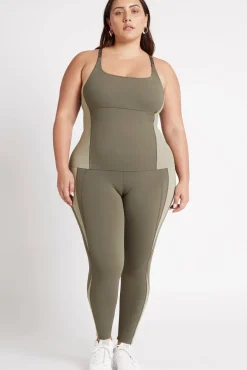 Adjustable Strap Longline Racerback Tank 117