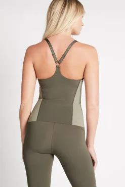 Adjustable Strap Longline Racerback Tank 117