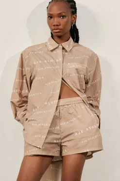 All Over Logo Spray Shirt 406