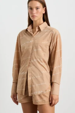 All Over Logo Spray Shirt 406