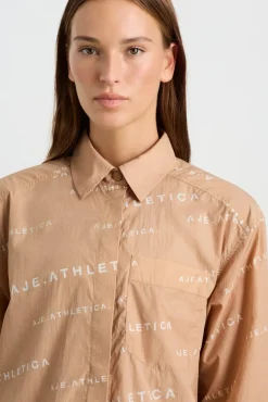 All Over Logo Spray Shirt 406