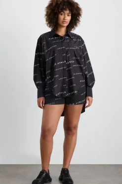 All Over Logo Spray Shirt 406