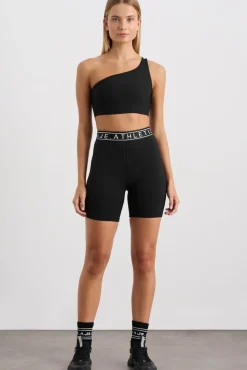 Asymmetric Ribbed Crop Top 386