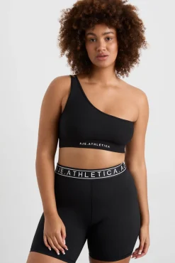 Asymmetric Ribbed Crop Top 386