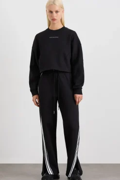 Batwing Crop Crew Jumper 413