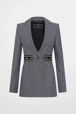 Belted Logotape Blazer 713