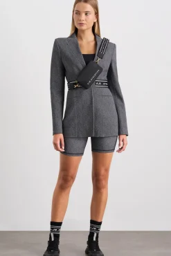 Belted Logotape Blazer 713