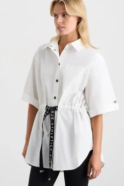 Belted Short Sleeve Shirt 433