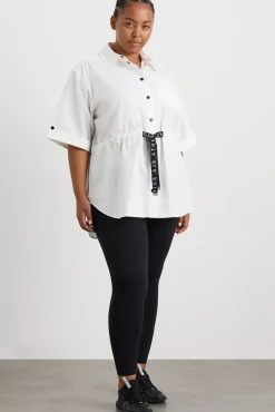 Belted Short Sleeve Shirt 433