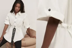 Belted Short Sleeve Shirt 433