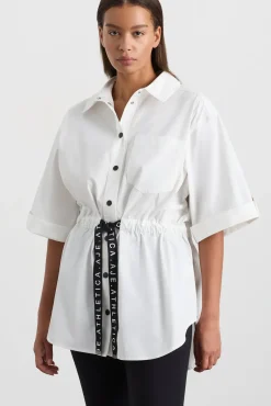 Belted Short Sleeve Shirt 433