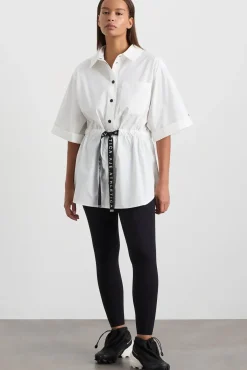Belted Short Sleeve Shirt 433