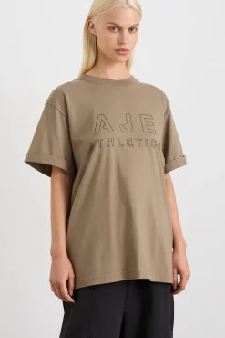 Block Logo Boyfriend Tee 102