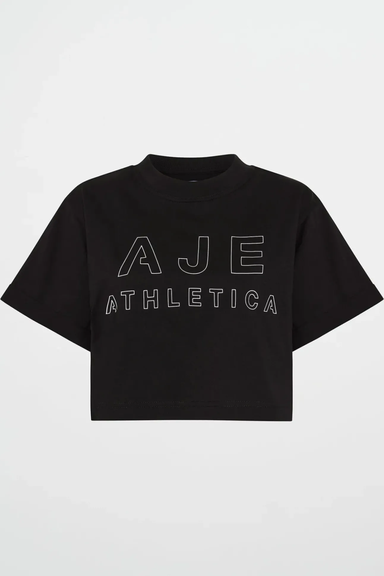 Block Logo Cropped Tee 105