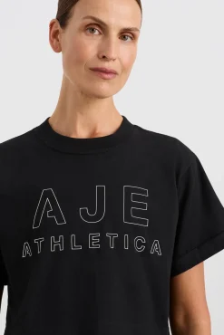 Block Logo Cropped Tee 105