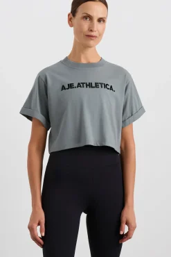 Bold Logo Cropped Tee 105