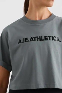 Bold Logo Cropped Tee 105