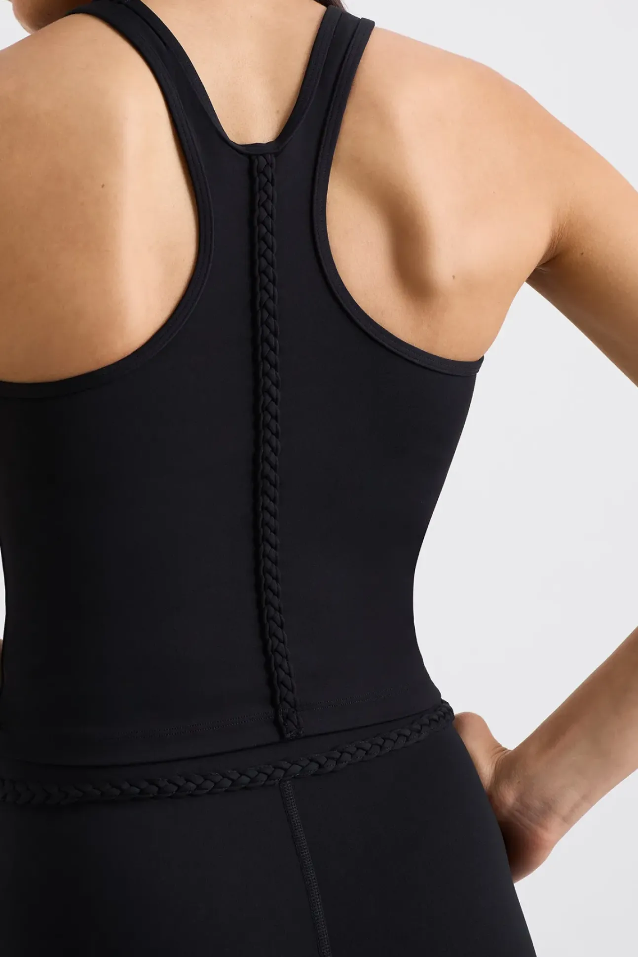 Braided Active Racer Tank 345