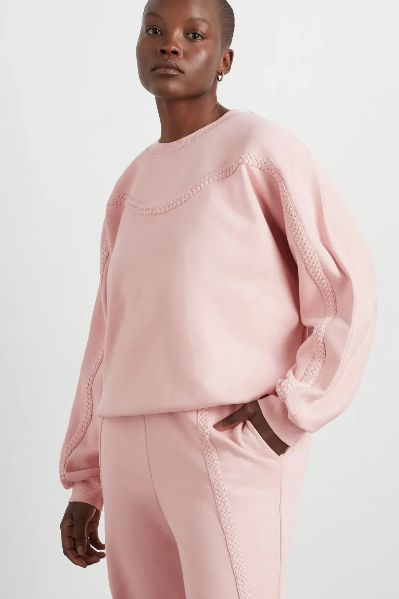 Braided Crew Jumper 401