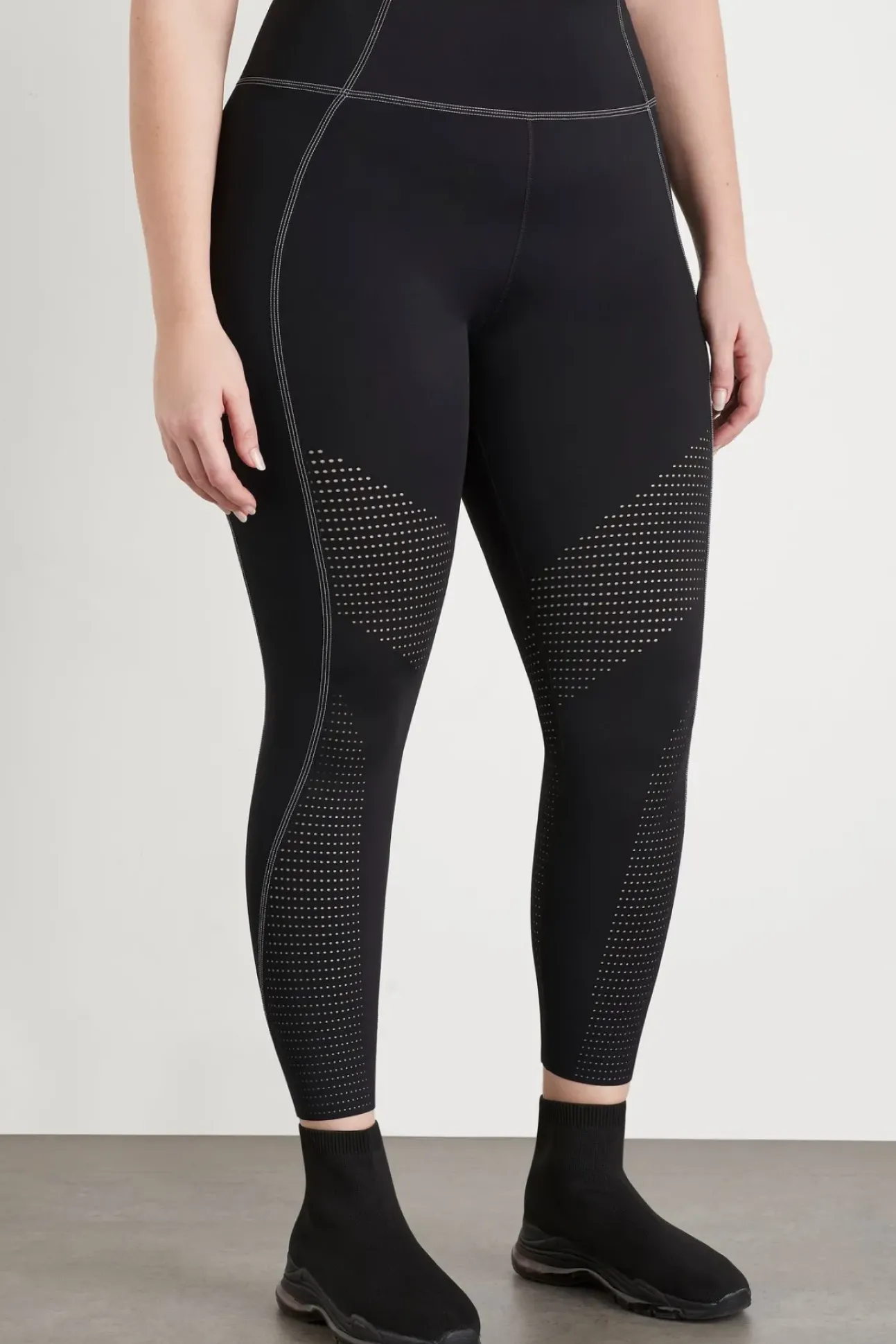 Classic Laser Cut Full Length Legging 202