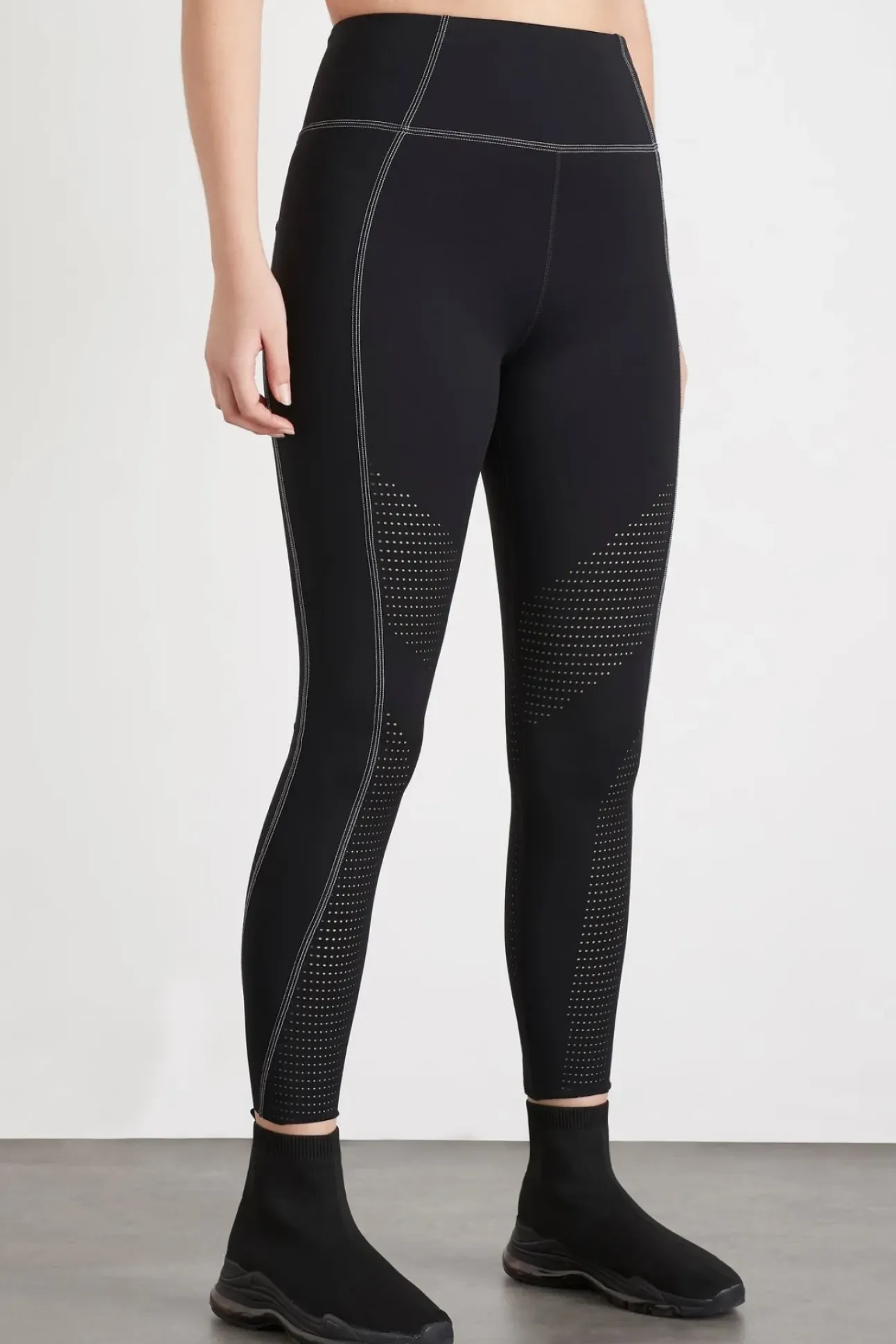 Classic Laser Cut Full Length Legging 202