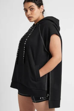 Classic Longline Short Sleeve Hoodie 404