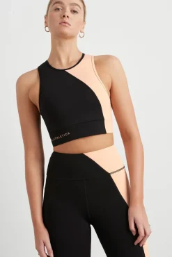 Colour Block Crop Top 336