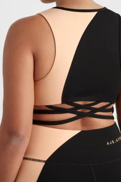 Colour Block Crop Top 336