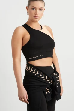 Colour Block Crop Top 336