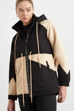 Colour Block Long Jacket 731