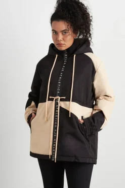 Colour Block Long Jacket 731