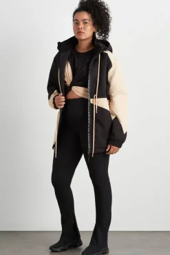 Colour Block Long Jacket 731