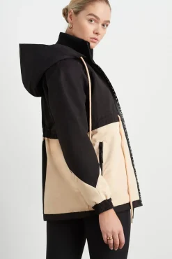 Colour Block Long Jacket 731