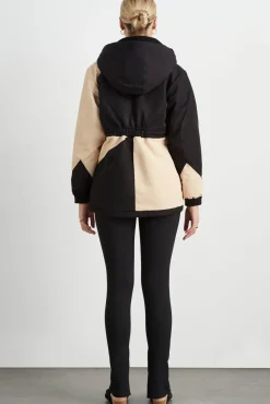 Colour Block Long Jacket 731