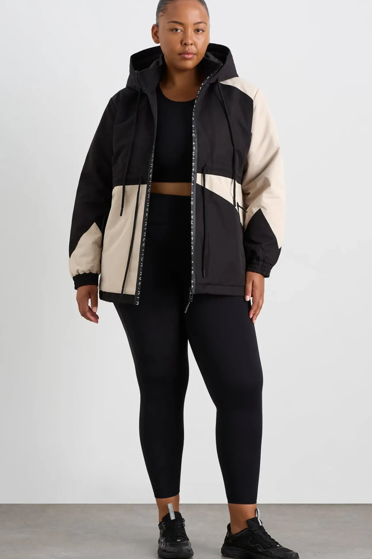 Colour Block Long Jacket 731