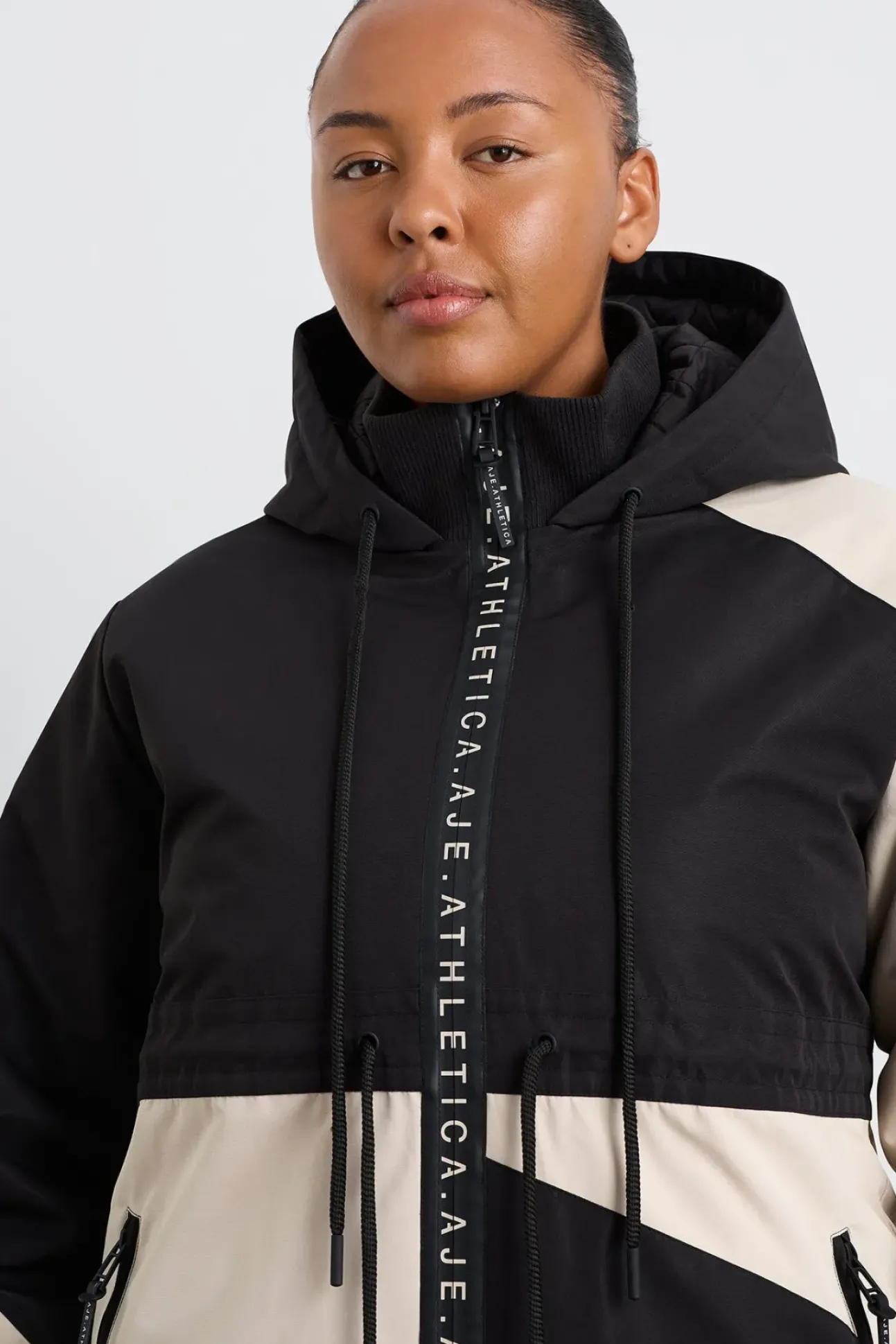 Colour Block Long Jacket 731