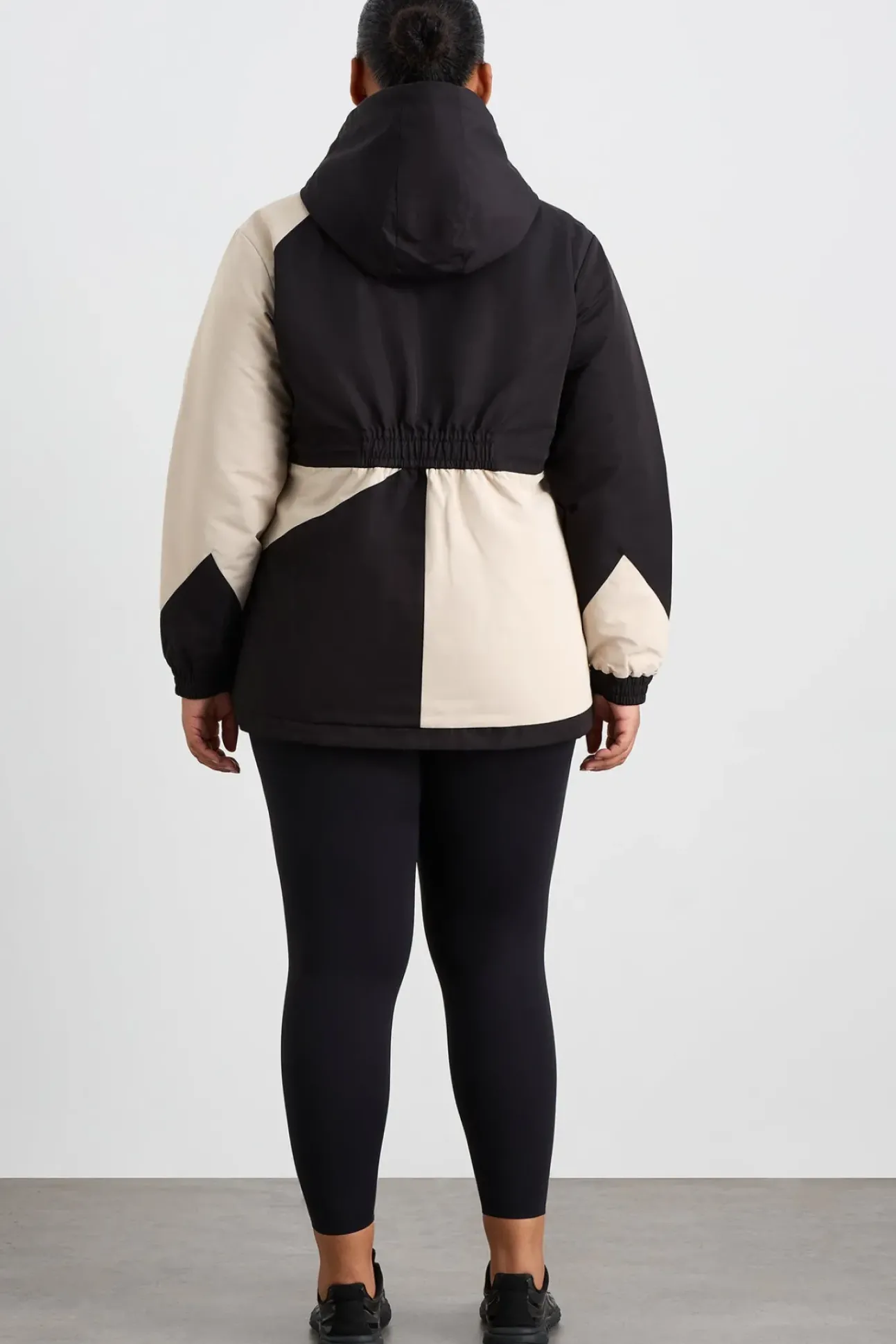 Colour Block Long Jacket 731