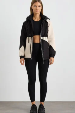 Colour Block Long Jacket 731