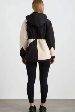 Colour Block Long Jacket 731