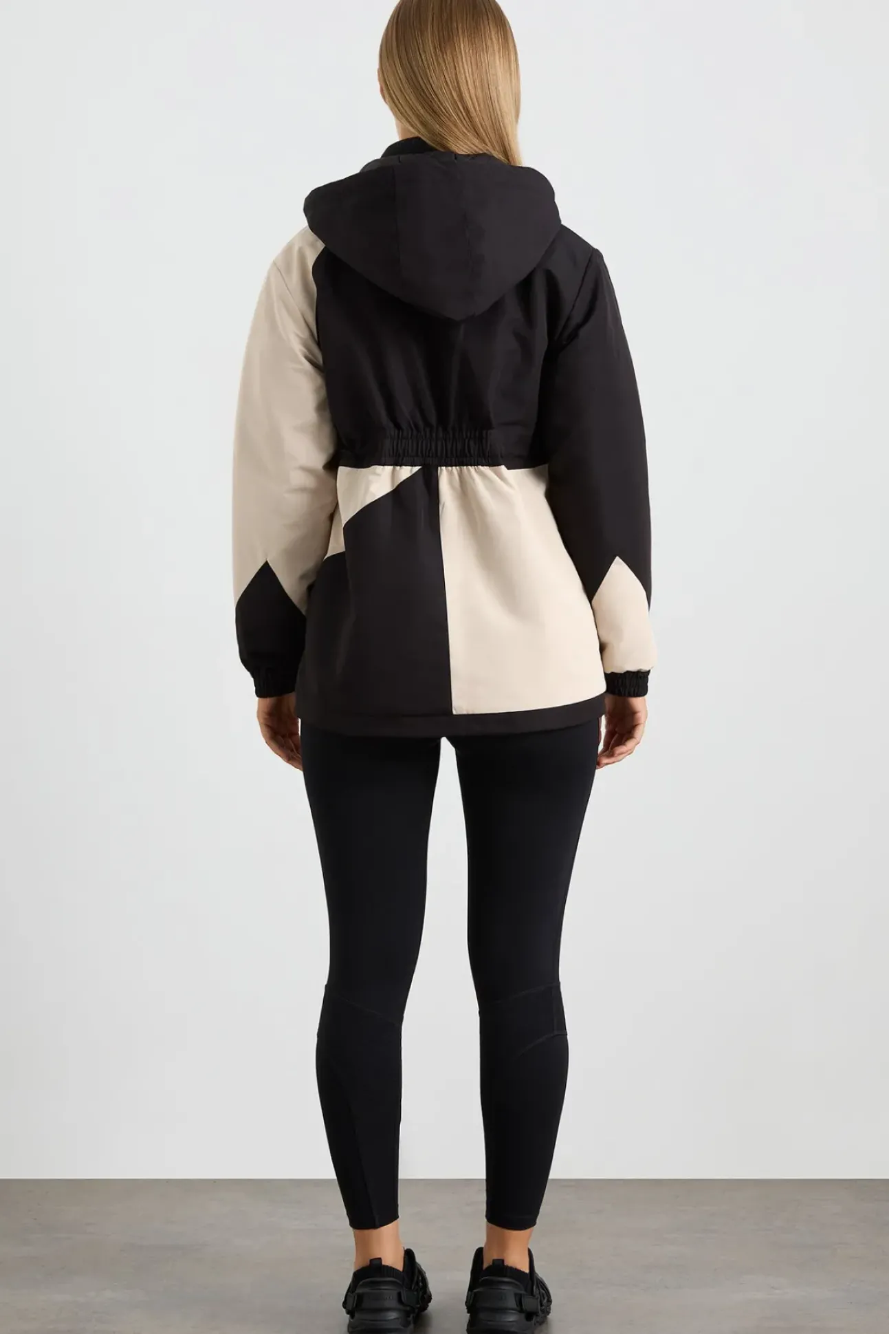 Colour Block Long Jacket 731