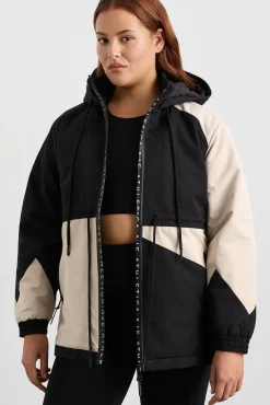 Colour Block Long Jacket 731