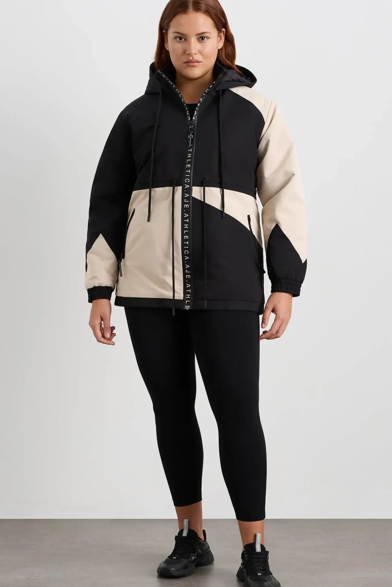 Colour Block Long Jacket 731