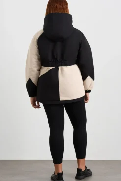 Colour Block Long Jacket 731